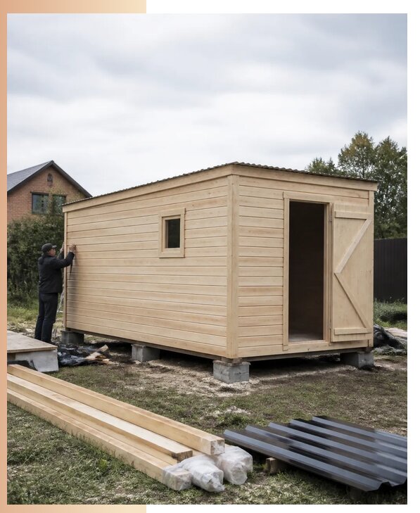 Производство и монтаж хозблоков под ключ в Калининграде